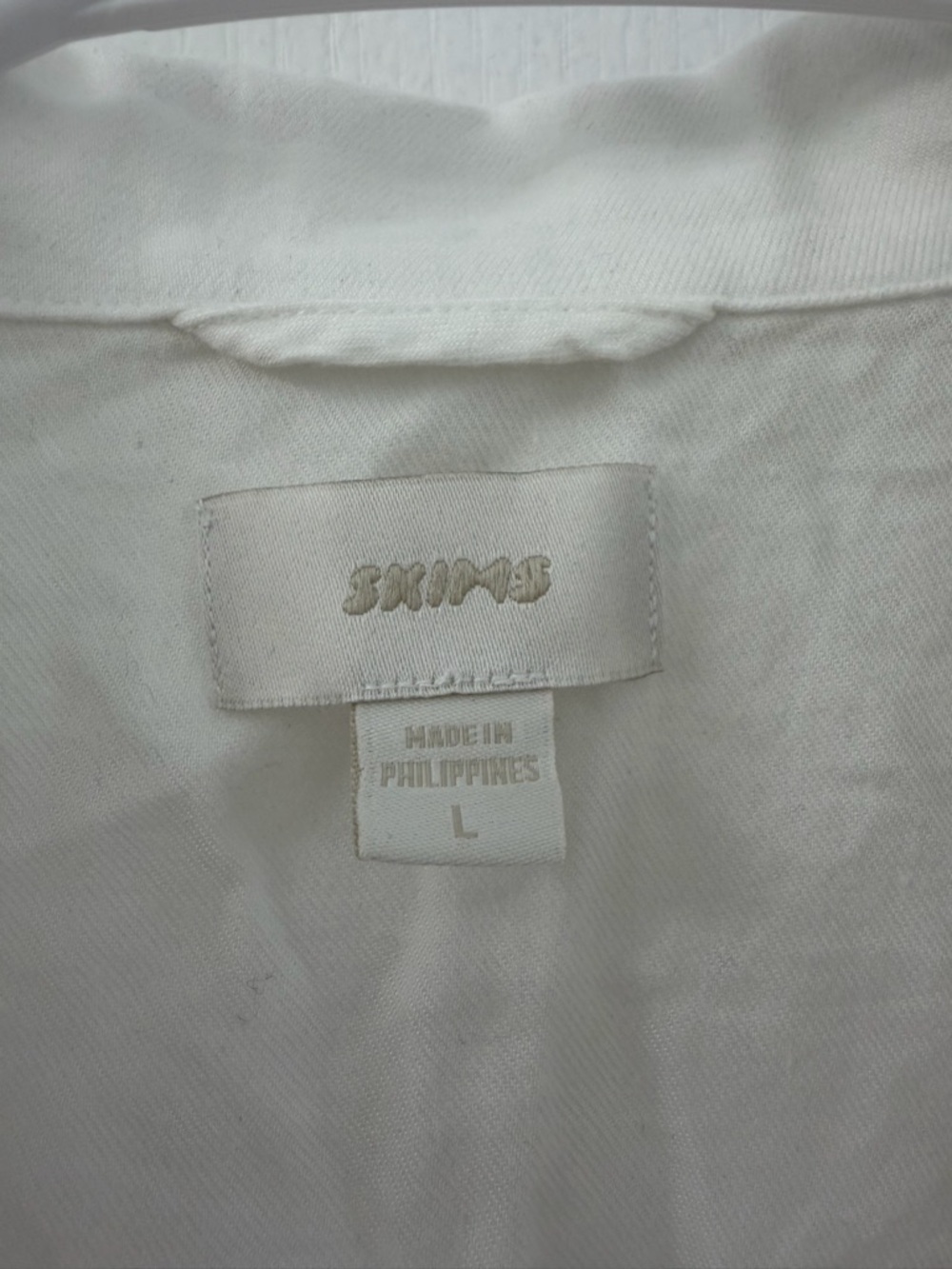 Skims Sleep Long Sleeve Button Up Marble Pajama Shirt (Size L) - Picture 9 of 9